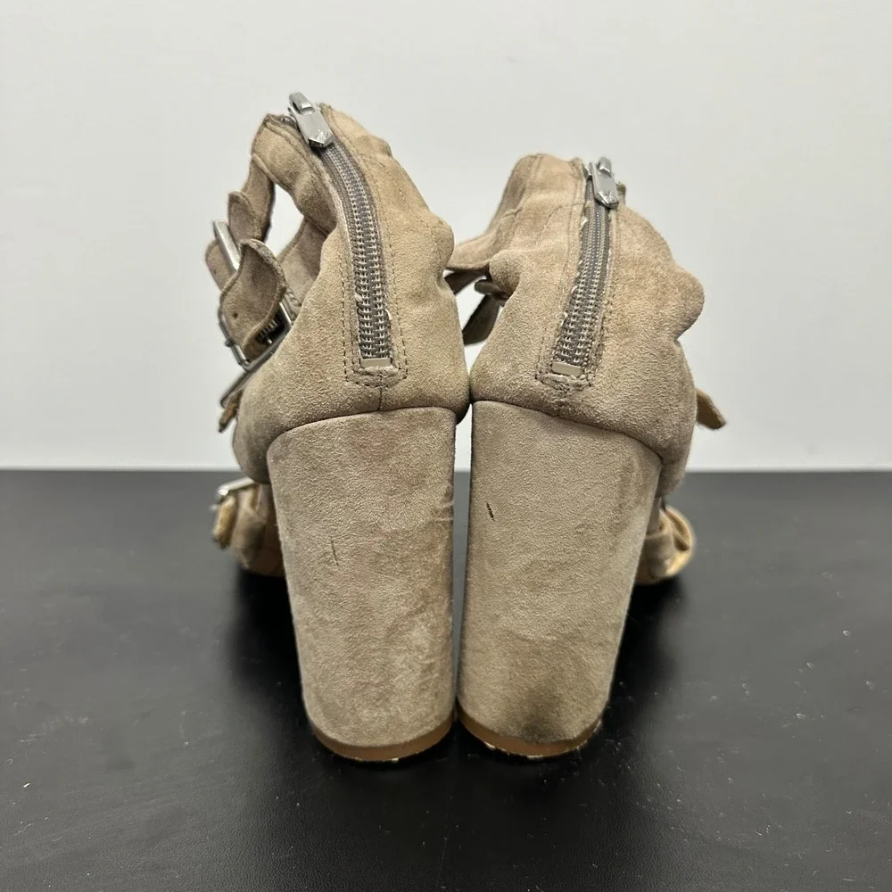 Sam Edelman‎ Womens Yasmina Suede Buckle Sandals Gladiator 7